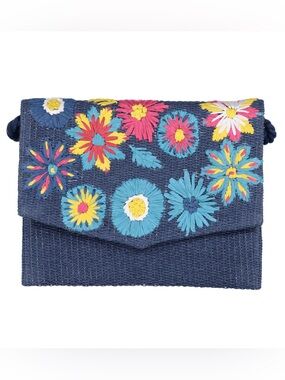Guadalupe Margarita Bag Woven Embroidered Boho Cross body Shoulder Bag